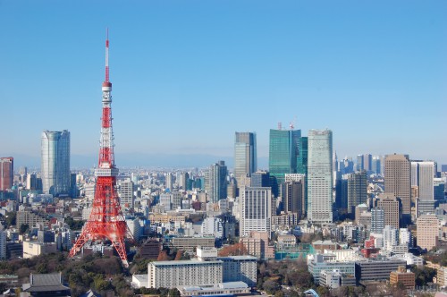 東京タワー 港区 六本木を眺める景色 フリー素材ドットコム