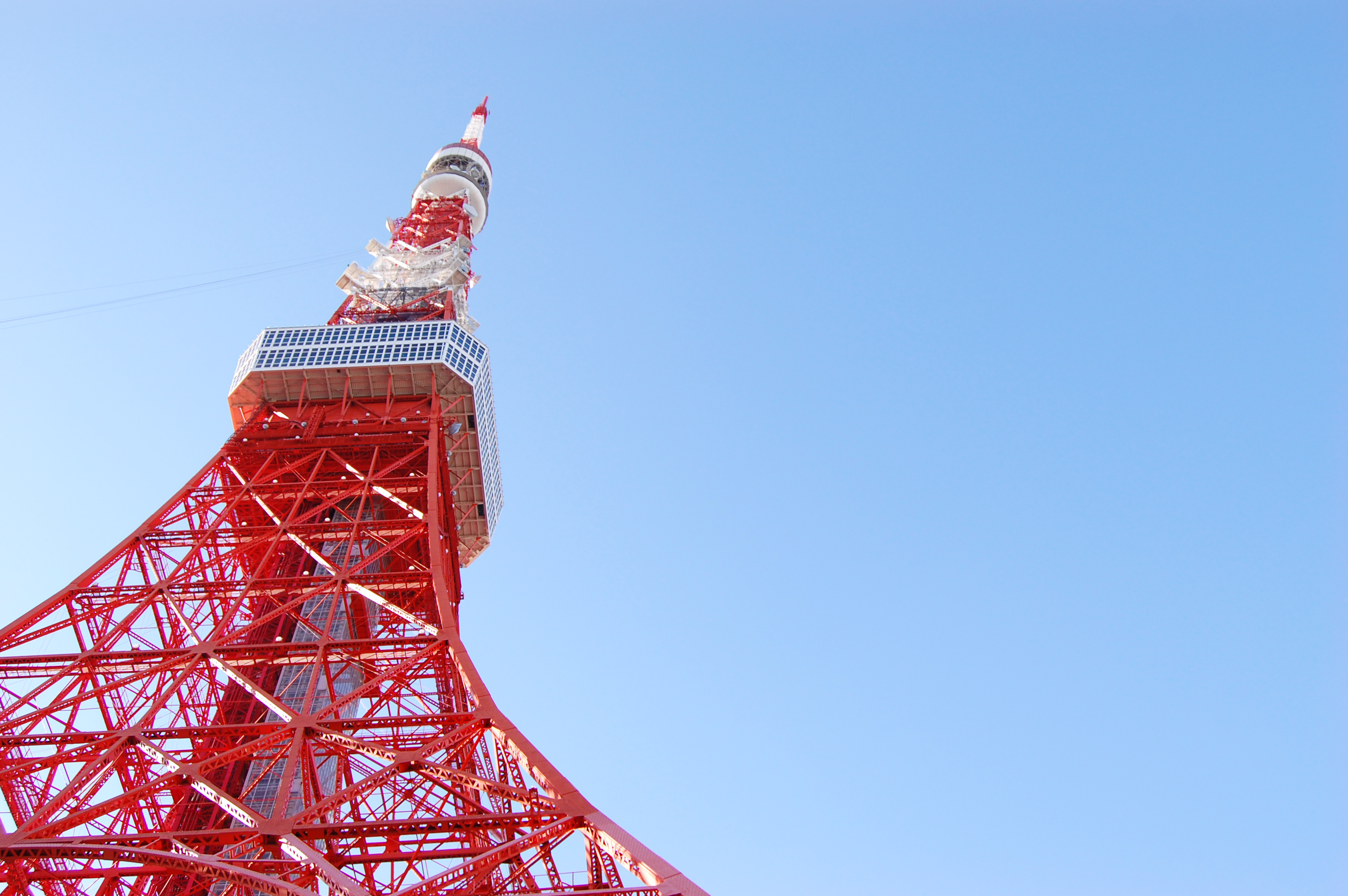 東京タワー 下から 02 フリー素材ドットコム