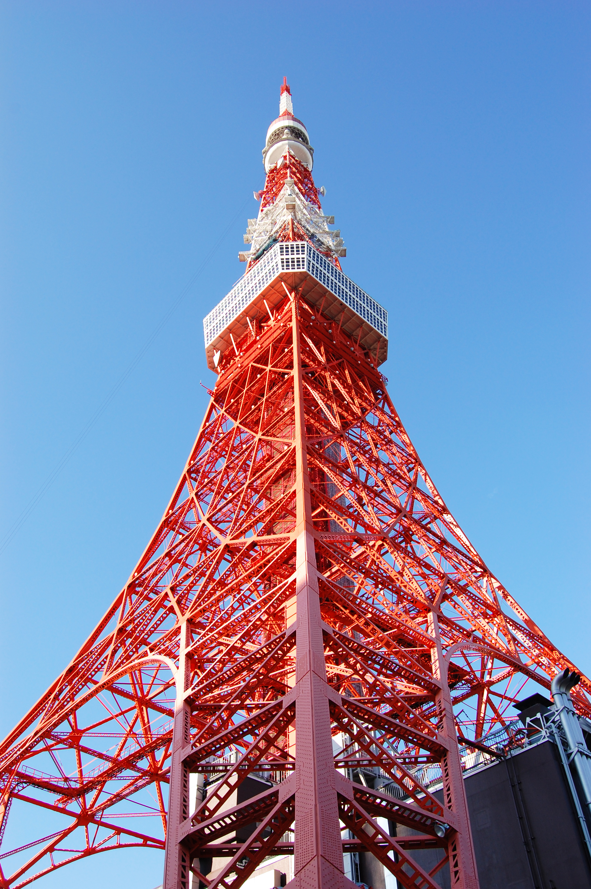 東京タワー 真下 正面 タテ フリー素材ドットコム