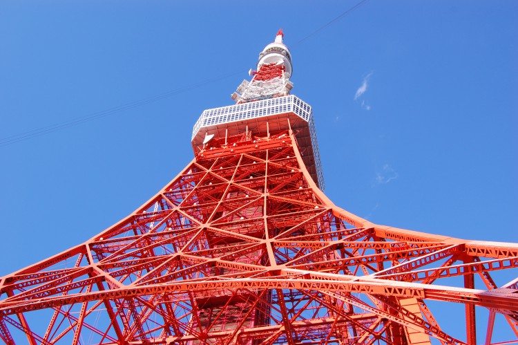 東京タワー 下から 03 フリー素材ドットコム