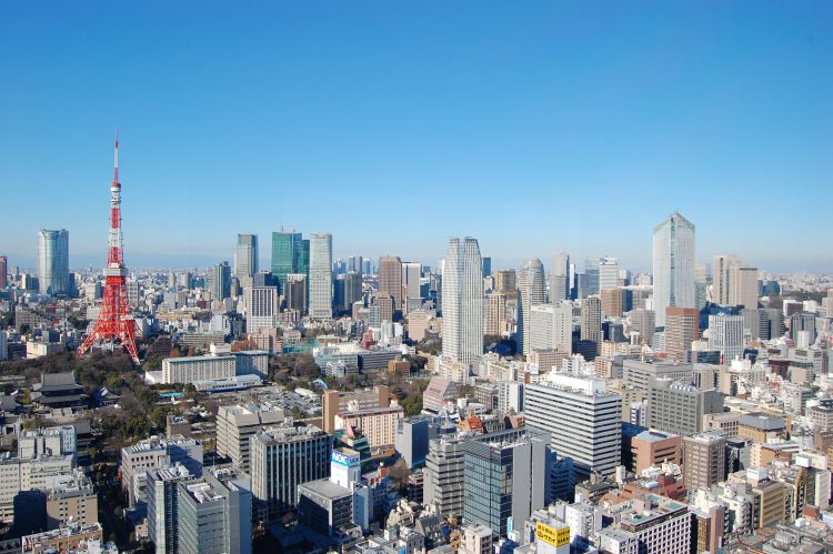 東京タワーとビル群4 フリー素材ドットコム