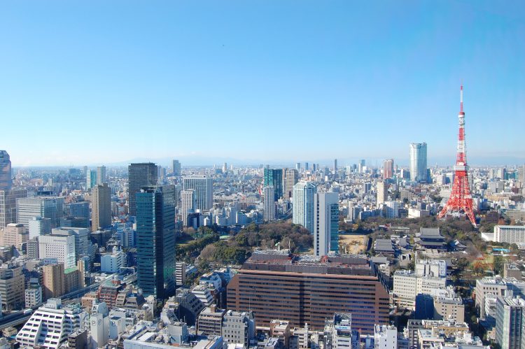 東京タワーとビル群5 フリー素材ドットコム