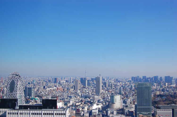 東京スカイツリーと東京の街並み ビル群 フリー素材ドットコム