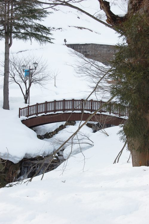 積雪 ドカ雪 と橋01 フリー素材ドットコム