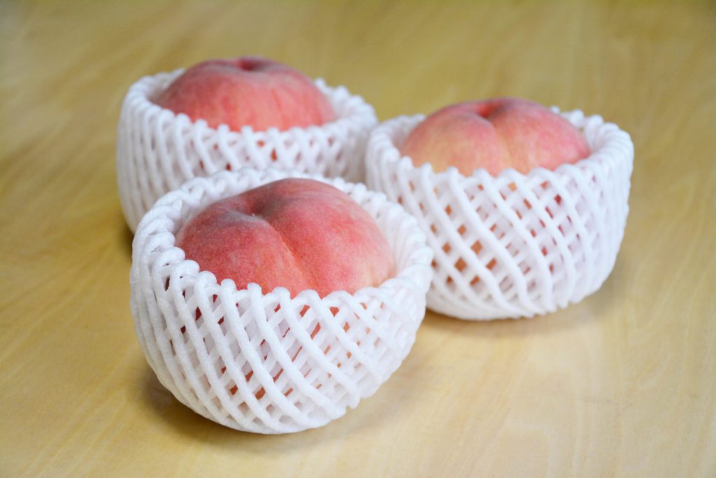 フルーツキャップ 果物を包むネット 01 フリー素材ドットコム